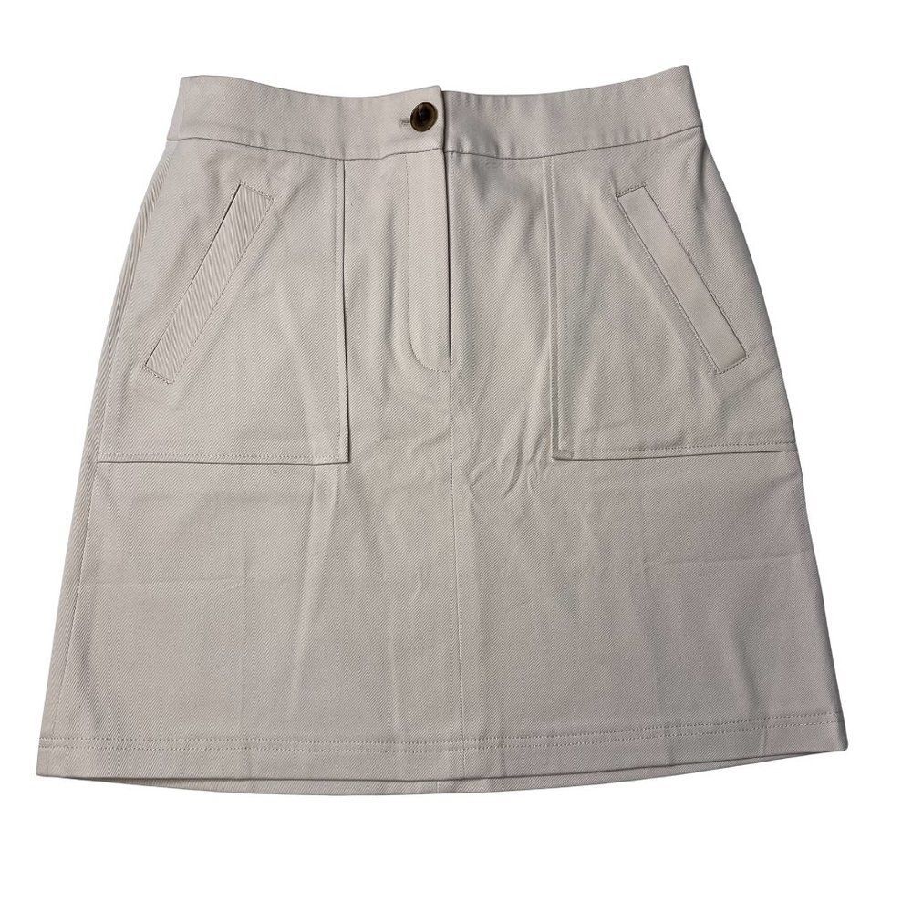 Ann Taylor Factory Size 10 A Line Skirt Beige New